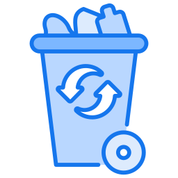 Trash bin icon