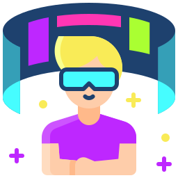 Virtual reality icon