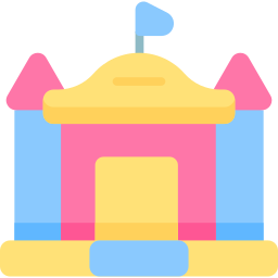 Inflatable castle icon