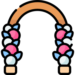 Wedding arch icon