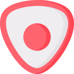 Guitar pick icon