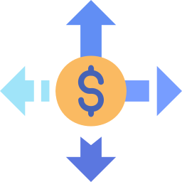 administración del dinero icono