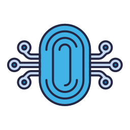Fingerprint identification icon