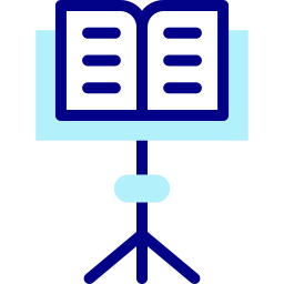 Music stand icon