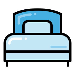 Single bed icon