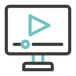 Video lesson icon