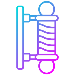 Парикмахерский столб иконка