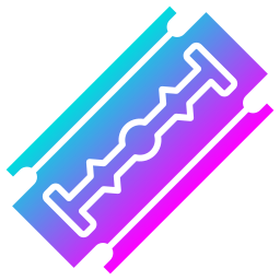 Razor blade icon