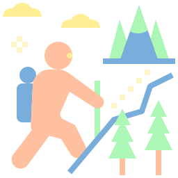 Hiking icon