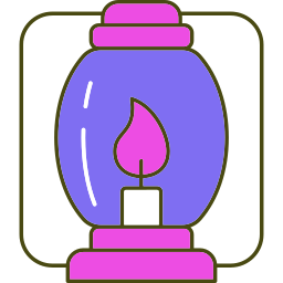 Kerosene lamp icon