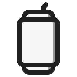 Canned water icon