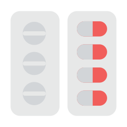 paquete de medicamentos icono