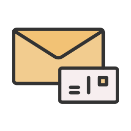 pocztówka ikona