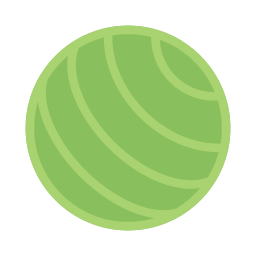 Pilates ball icon