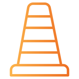 Traffic cone icon