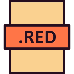 czerwony ikona