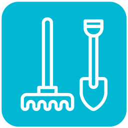 Gardening tools icon