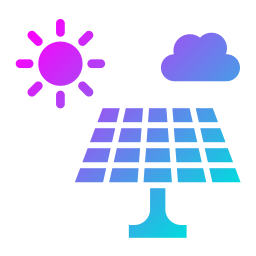 Solar panel icon