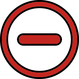 Negative icon