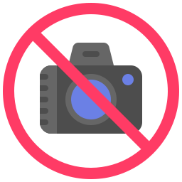 No picture taking icon