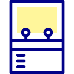 macchina da sala giochi icona