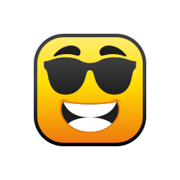 Cool glasses icon