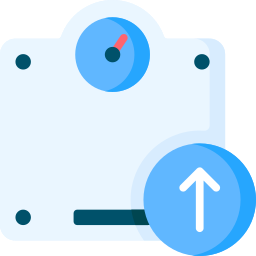 Weight scale icon