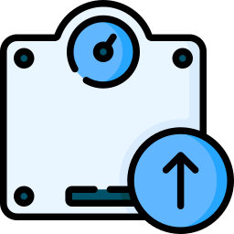 Weight scale icon