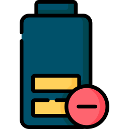 niedriger batteriestand icon