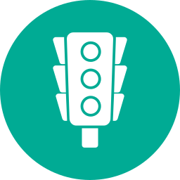 Traffic lights icon