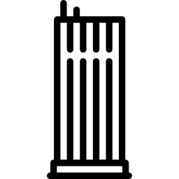 Skyscraper building icon