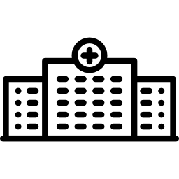 krankenhaus mit kreuz icon