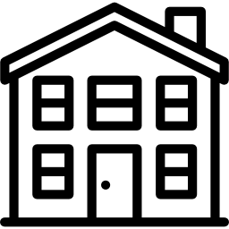 Rural house icon