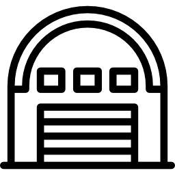 gesloten garage icoon