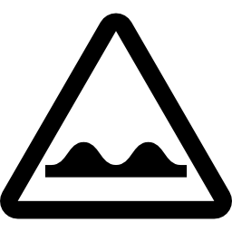 スピードブレーカーの標識 icon