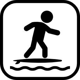 znak surfowania ikona