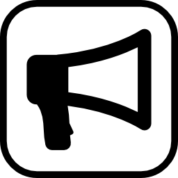 głośnik ręczny ikona