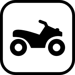 Quad Bike Sign icon