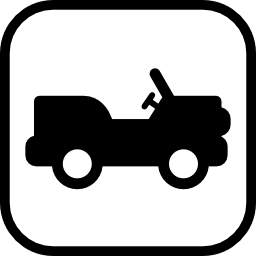segno della jeep icona