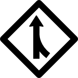 unión de carreteras icono