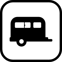 Caravan sign icon