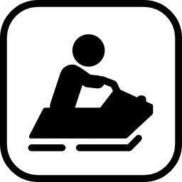 Ice bike icon