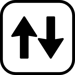 flechas de ascensor icono
