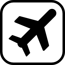 Знак аэропорта иконка