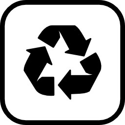 segno di riciclaggio icona