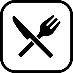 segnale del ristorante icona