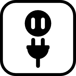 plug sign Ícone