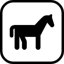 paard teken icoon