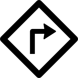 Right turn icon