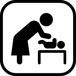 babysitter und kind icon